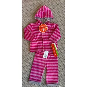 Magnetic Me NWT Velour Hoodie and Pants Set Hot Pink/Berry